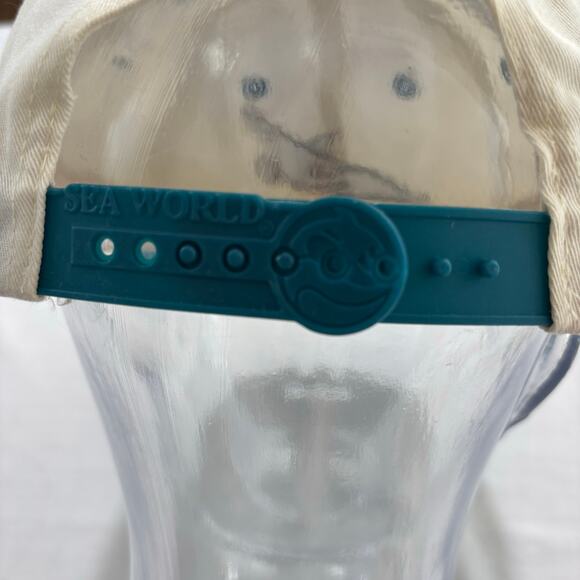 Vintage Seaworld Embroidered Orca Whale Snapback Hat Shamu Retro - Picture 5 of 9